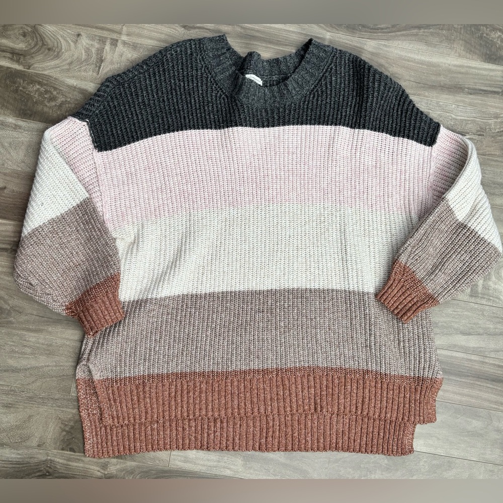 American Eagle AE Oversized Striped Sweater Size XL XXL 1X 2X